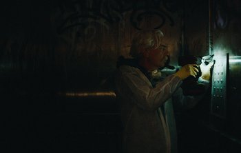 Movie still from “Wilkinson - I Need” (2018), directed by Charlotte Regan – Medium shot, Low angle