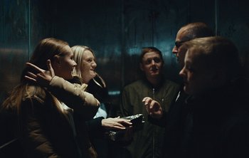 Movie still from “Wilkinson - I Need” (2018), directed by Charlotte Regan – Medium shot, Over the shoulder angle