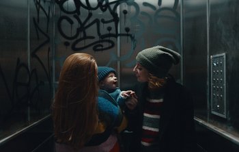 Movie still from “Wilkinson - I Need” (2018), directed by Charlotte Regan – Medium shot, High angle