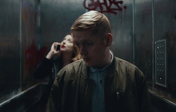 Movie still from “Wilkinson - I Need” (2018), directed by Charlotte Regan – Close Up shot, Low angle