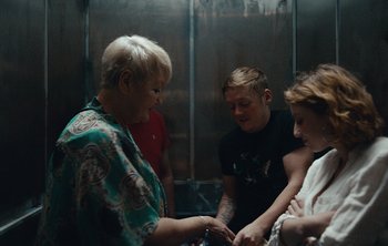 Movie still from “Wilkinson - I Need” (2018), directed by Charlotte Regan – Medium shot, High angle