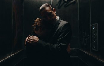 Movie still from “Wilkinson - I Need” (2018), directed by Charlotte Regan – Medium shot, Low angle