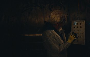 Movie still from “Wilkinson - I Need” (2018), directed by Charlotte Regan – Medium shot, Over the shoulder angle