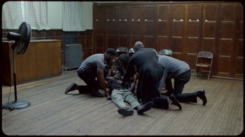 Movie still from “Prince - Mary Don’t You Weep” (2018), directed by Salomon Ligthelm – Wide shot, High angle