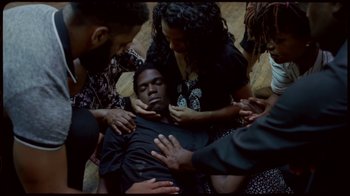 Movie still from “Prince - Mary Don’t You Weep” (2018), directed by Salomon Ligthelm – Medium shot, High angle