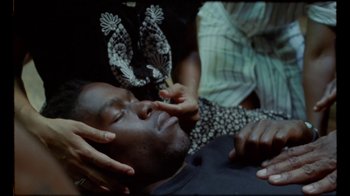 Movie still from “Prince - Mary Don’t You Weep” (2018), directed by Salomon Ligthelm – Close Up shot, Overhead angle