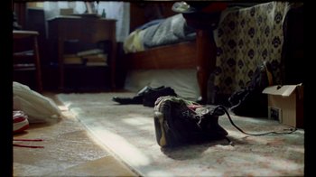 Movie still from “Prince - Mary Don’t You Weep” (2018), directed by Salomon Ligthelm – Extreme Close Up shot, Overhead angle