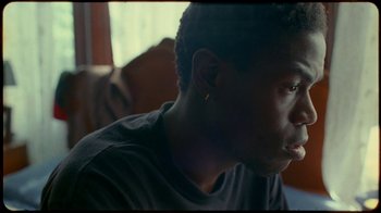 Movie still from “Prince - Mary Don’t You Weep” (2018), directed by Salomon Ligthelm – Close Up shot, Over the shoulder angle