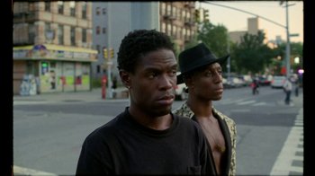 Movie still from “Prince - Mary Don’t You Weep” (2018), directed by Salomon Ligthelm – Close Up shot, Over the shoulder angle