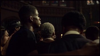Movie still from “Prince - Mary Don’t You Weep” (2018), directed by Salomon Ligthelm – Close Up shot, Over the shoulder angle