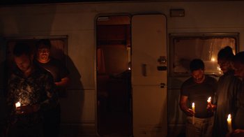 Movie still from “The Blaze - Queens” (2018), directed by The Blaze – Wide shot, High angle