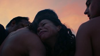 Movie still from “The Blaze - Queens” (2018), directed by The Blaze – Extreme Close Up shot, Low angle