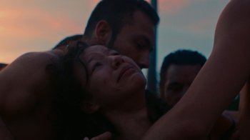 Movie still from “The Blaze - Queens” (2018), directed by The Blaze – Extreme Close Up shot, High angle