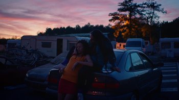 Movie still from “The Blaze - Queens” (2018), directed by The Blaze – Wide shot, High angle