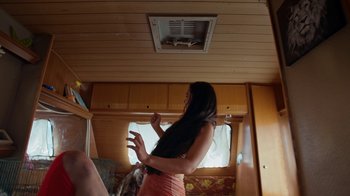 Movie still from “The Blaze - Queens” (2018), directed by The Blaze – Medium shot, Low angle