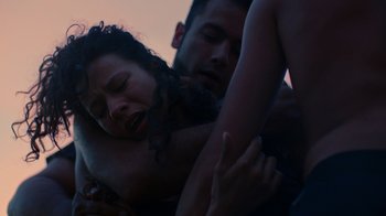 Movie still from “The Blaze - Queens” (2018), directed by The Blaze – Close Up shot, Low angle