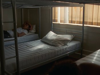 Movie still from “Sam Fender - Dead Boys” (2018), directed by Vincent Haycock – Wide shot, High angle