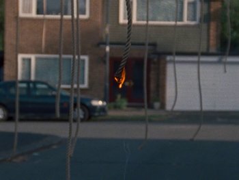 Movie still from “Sam Fender - Dead Boys” (2018), directed by Vincent Haycock – Extreme Close Up shot, High angle