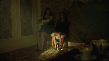 Movie still from “Sophie Hunger - Tricks” (2018), directed by Matilda Finn – Wide shot, High angle