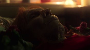 Movie still from “Sophie Hunger - Tricks” (2018), directed by Matilda Finn – Extreme Close Up shot, Low angle