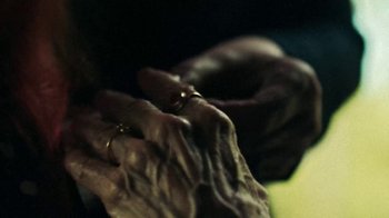 Movie still from “Sophie Hunger - Tricks” (2018), directed by Matilda Finn – Extreme Close Up shot, High angle