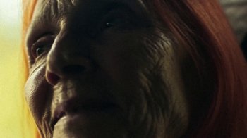 Movie still from “Sophie Hunger - Tricks” (2018), directed by Matilda Finn – Extreme Close Up shot, Low angle