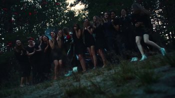 Movie still from “Sophie Hunger - Tricks” (2018), directed by Matilda Finn – Wide shot, High angle