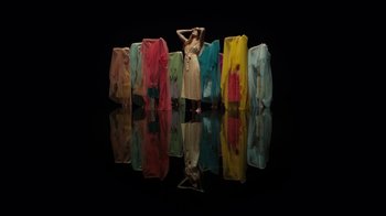 Movie still from “Florence + The Machine - Big God” (2018), directed by Autumn de Wilde – Wide shot, Overhead angle