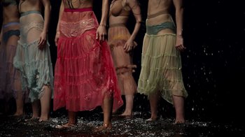 Movie still from “Florence + The Machine - Big God” (2018), directed by Autumn de Wilde – Medium shot, High angle