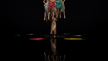 Movie still from “Florence + The Machine - Big God” (2018), directed by Autumn de Wilde – Extreme Wide shot, Low angle