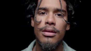 Movie still from “Thirty Seconds To Mars - Rescue Me” (2018), directed by Mark Romanek – Close Up shot, Low angle