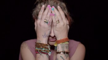 Movie still from “Thirty Seconds To Mars - Rescue Me” (2018), directed by Mark Romanek – Close Up shot, Low angle