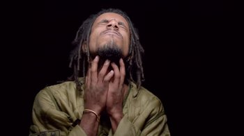 Movie still from “Thirty Seconds To Mars - Rescue Me” (2018), directed by Mark Romanek – Close Up shot, Low angle