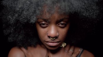 Movie still from “Thirty Seconds To Mars - Rescue Me” (2018), directed by Mark Romanek – Extreme Close Up shot, Overhead angle