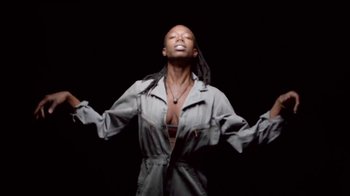 Movie still from “Thirty Seconds To Mars - Rescue Me” (2018), directed by Mark Romanek – Medium shot, Low angle