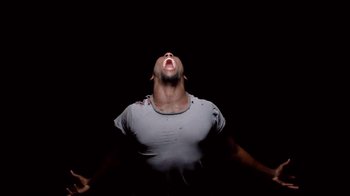 Movie still from “Thirty Seconds To Mars - Rescue Me” (2018), directed by Mark Romanek – Extreme Close Up shot, Low angle