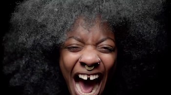 Movie still from “Thirty Seconds To Mars - Rescue Me” (2018), directed by Mark Romanek – Close Up shot, Overhead angle