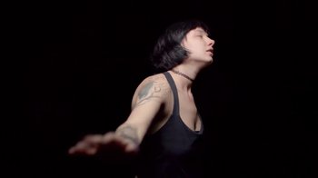 Movie still from “Thirty Seconds To Mars - Rescue Me” (2018), directed by Mark Romanek – Medium shot, Low angle