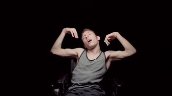 Movie still from “Thirty Seconds To Mars - Rescue Me” (2018), directed by Mark Romanek – Medium shot, Low angle