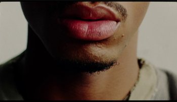 Movie still from “Bearcubs - Underwaterfall” (2018), directed by Salomon Ligthelm – Extreme Close Up shot, Low angle