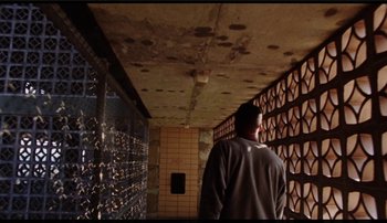 Movie still from “Bearcubs - Underwaterfall” (2018), directed by Salomon Ligthelm – Wide shot, Low angle