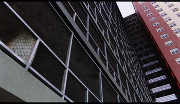 Movie still from “Bearcubs - Underwaterfall” (2018), directed by Salomon Ligthelm – Extreme Wide shot, Low angle