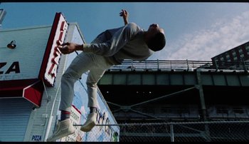 Movie still from “Bearcubs - Underwaterfall” (2018), directed by Salomon Ligthelm – Wide shot, Low angle