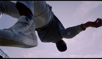 Movie still from “Bearcubs - Underwaterfall” (2018), directed by Salomon Ligthelm – Extreme Close Up shot, Low angle