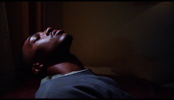 Movie still from “Bearcubs - Underwaterfall” (2018), directed by Salomon Ligthelm – Close Up shot, Overhead angle