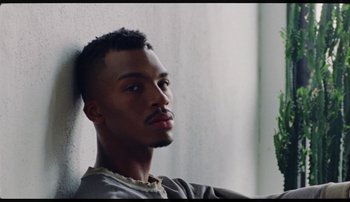 Movie still from “Bearcubs - Underwaterfall” (2018), directed by Salomon Ligthelm – Close Up shot, Low angle