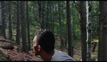 Movie still from “Bearcubs - Underwaterfall” (2018), directed by Salomon Ligthelm – Medium shot, Low angle