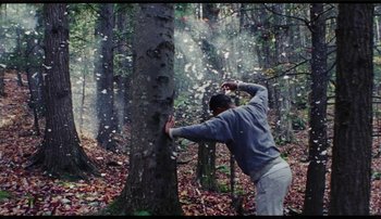 Movie still from “Bearcubs - Underwaterfall” (2018), directed by Salomon Ligthelm – Extreme Wide shot, High angle