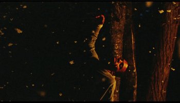 Movie still from “Bearcubs - Underwaterfall” (2018), directed by Salomon Ligthelm – Medium shot, Low angle