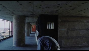 Movie still from “Bearcubs - Underwaterfall” (2018), directed by Salomon Ligthelm – Extreme Wide shot, Overhead angle